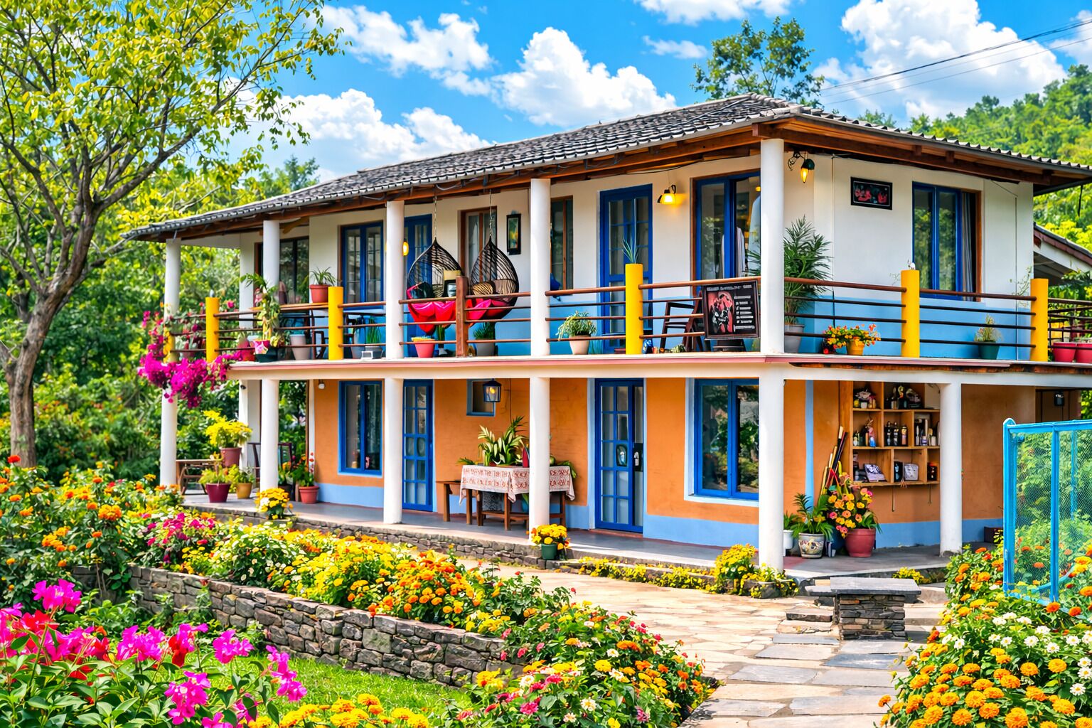 Fachada de la propiedad