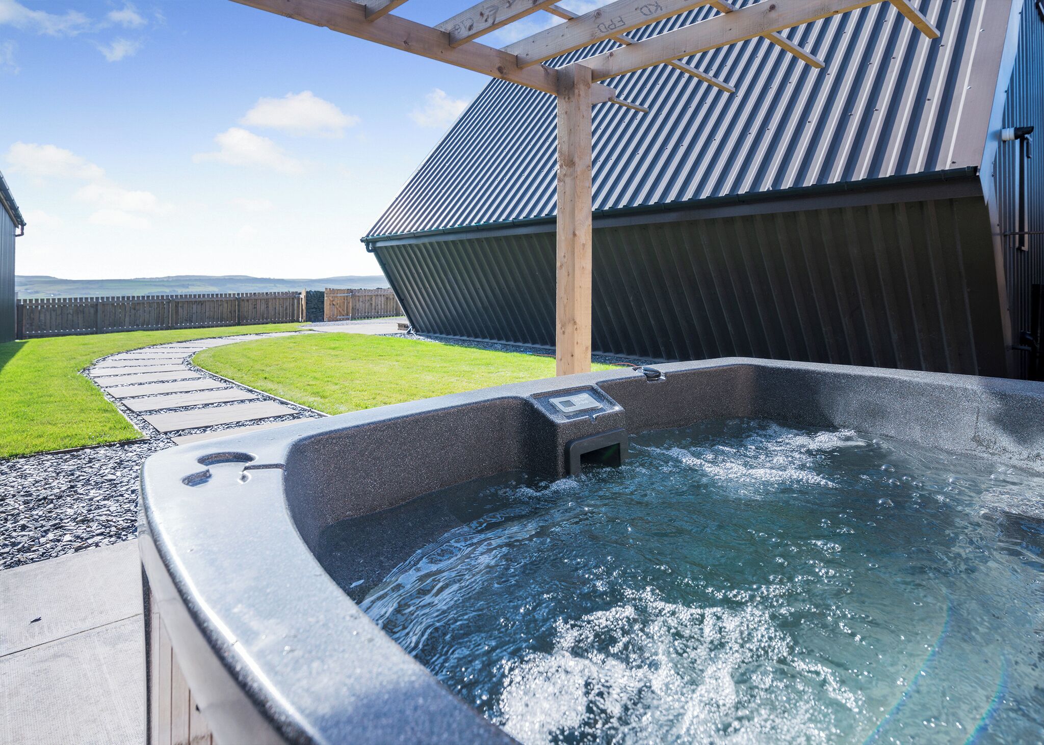 Bain à remous extérieur