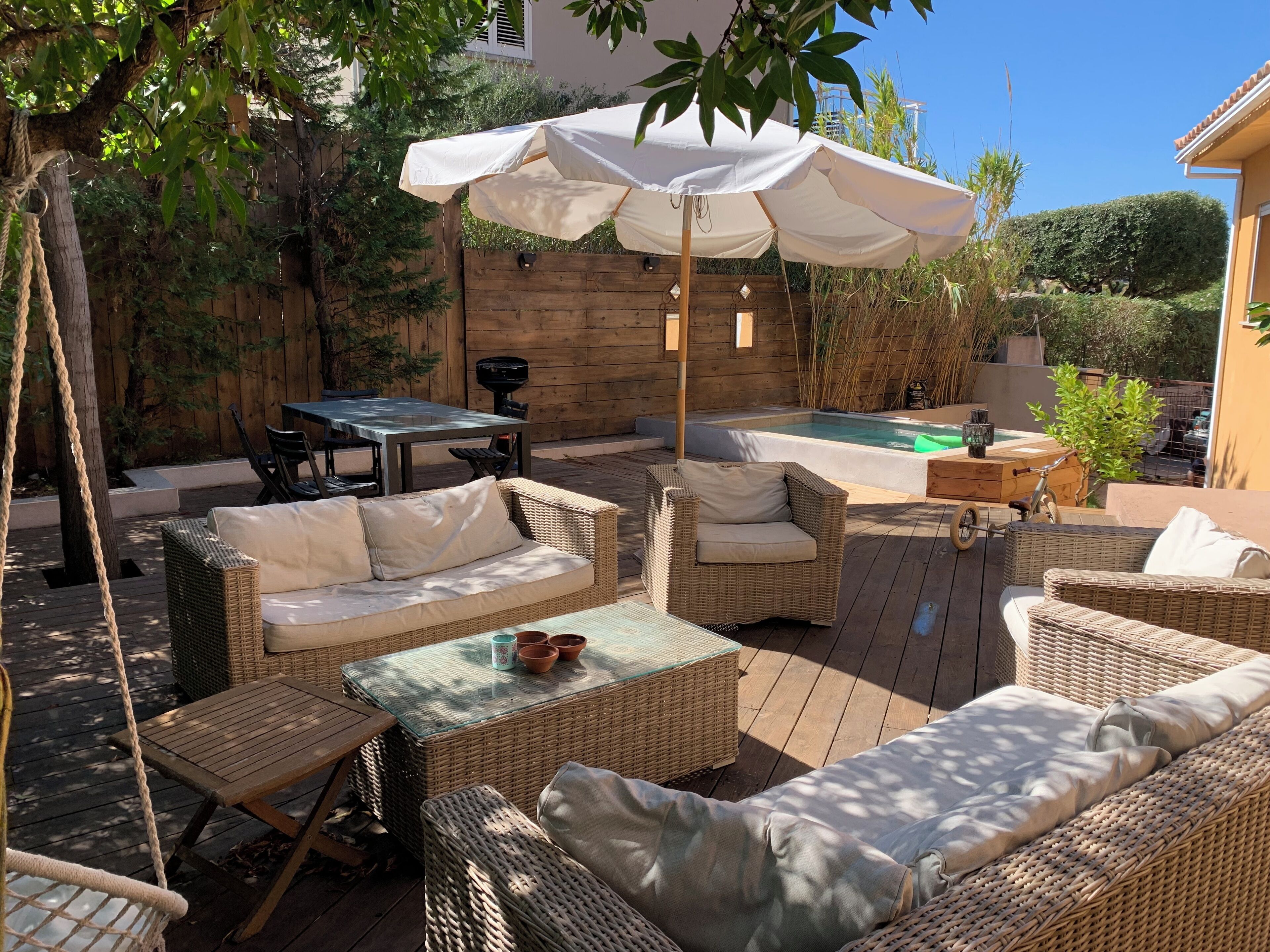 Villa Luxe, 3 chambres, piscine privée, vue mer | Terrasse/Patio