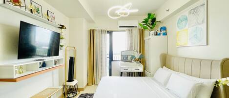 1 Schlafzimmer, Bügeleisen/Bügelbrett, Internetzugang, Bettwäsche