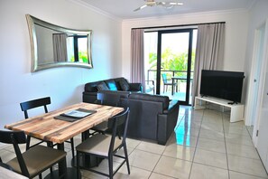 Deluxe Apartment, Balcony, Garden View | View from room