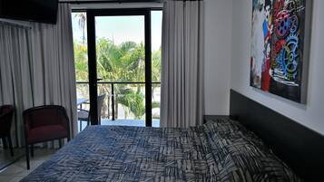 Deluxe-Apartment, Balkon, Gartenblick