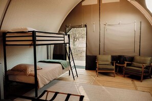 1 bedroom, travel crib, free WiFi, bed sheets