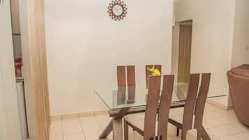 Opções para refeição no quarto