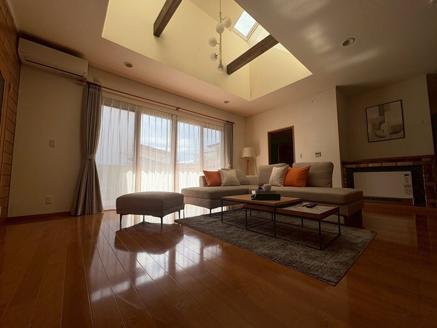 55-inch flat-screen TV with digital channels