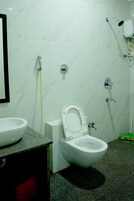 Free toiletries, towels, soap