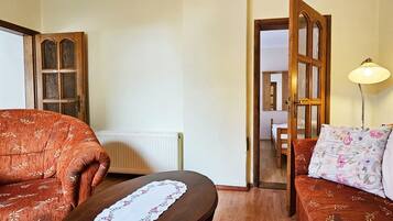 TV, DVD player, stereo