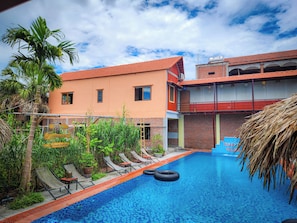 Seasonal outdoor pool