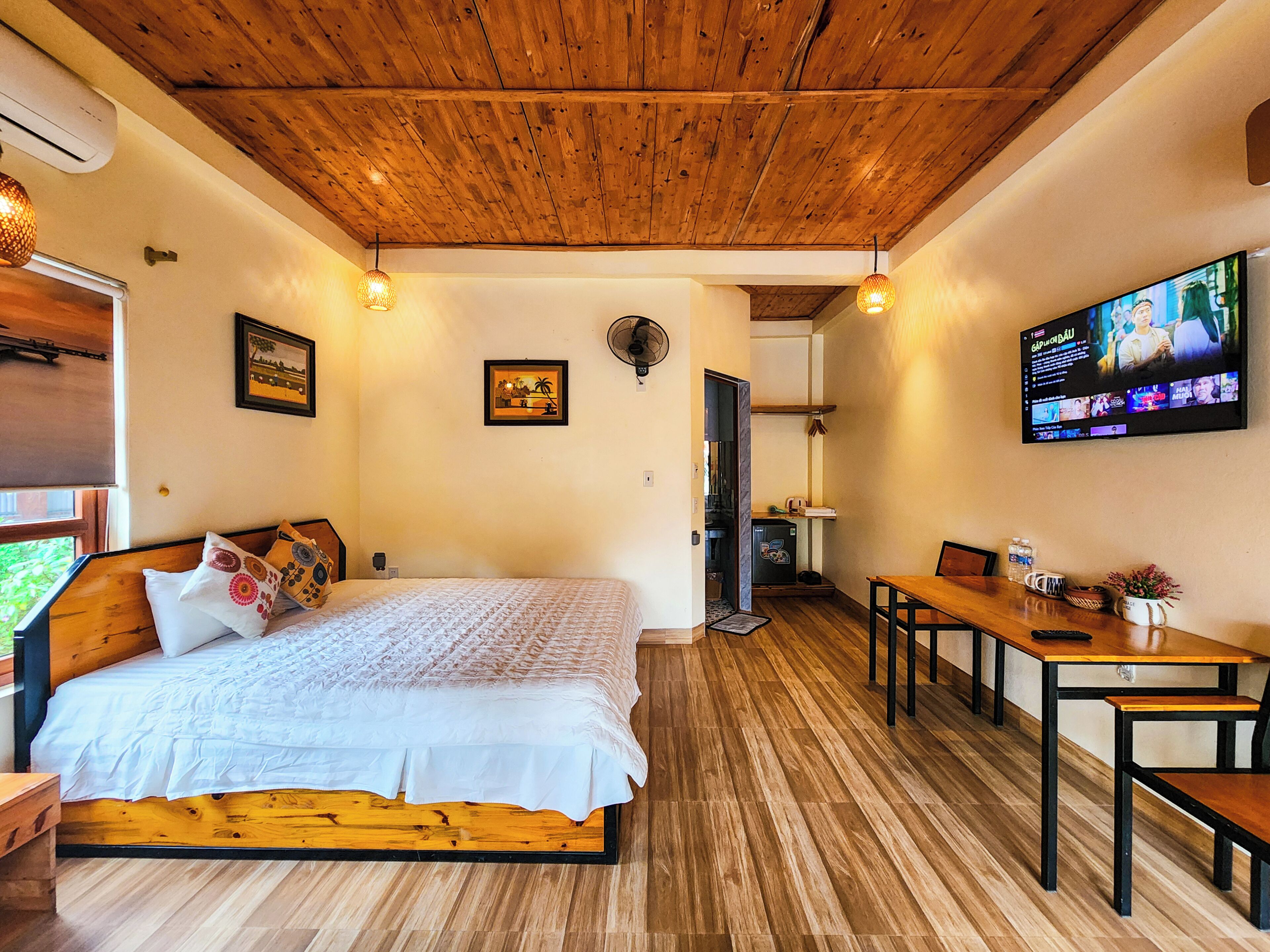 Double Room, Balcony, Pool View | Minibar, desk, soundproofing, free WiFi