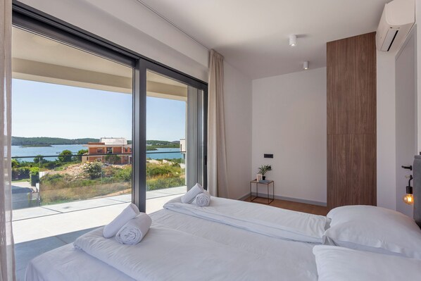 Family Villa, Multiple Bedrooms (Villa Emma with Pool and Sea View) | Beach/ocean view - Villa Emma With Pool and sea view (Medulin)