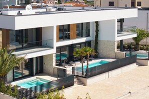 Family Villa, 3 Bedrooms, Balcony (Palm Villa Petra with Pool) | Exterior - Villa Petra with Pool and Sea View (Medulin)
