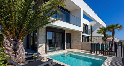 Villa Petra with Pool and Sea View