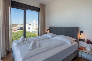 Villa familiare, camere multiple (Villa Petra with Pool and Sea View) | 3 camere, Wi-Fi gratuito, lenzuola