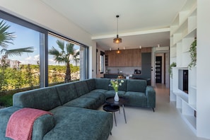 Familievilla, 3 soverom (Villa Petra with Pool) | Oppholdsområde