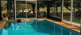 La pompagne 12 people private heated pool