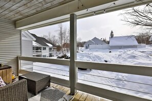 Lejlighed - 1 soveværelse - køkken - udsigt til have | Terrasse/gårdhave