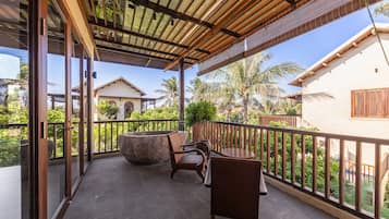 Chambre Double « Premier », vue plage | Terrasse/Patio