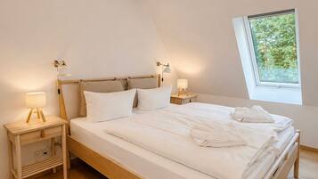 2 chambres, lit parapluie, Wi-Fi gratuit, draps fournis