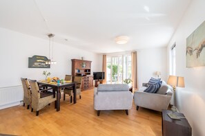 TV, DVD player, stereo