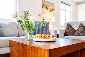 TV, DVD player, stereo