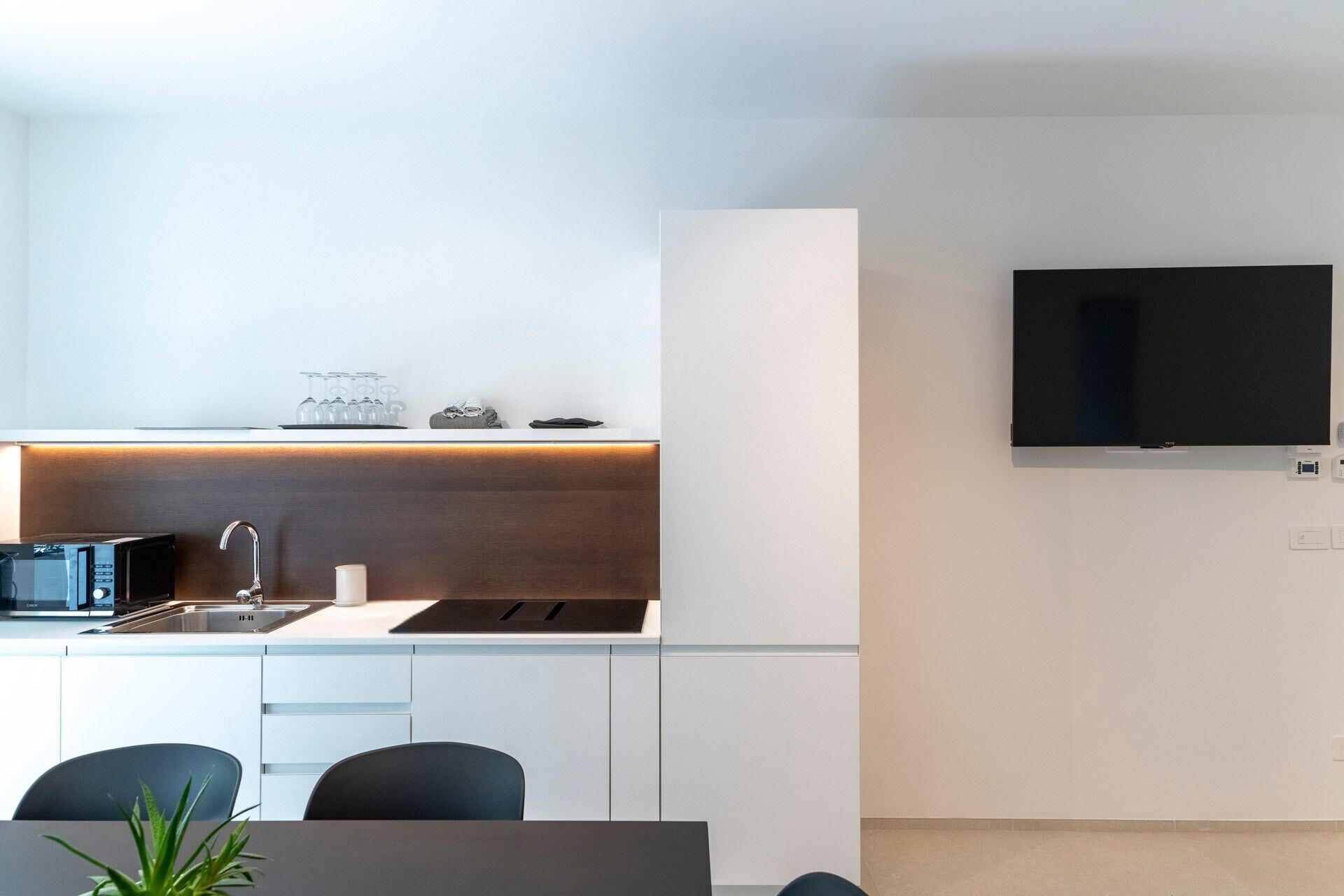 Departamento, 2 habitaciones | Cocina privada | Cafetera de espresso y comedor 