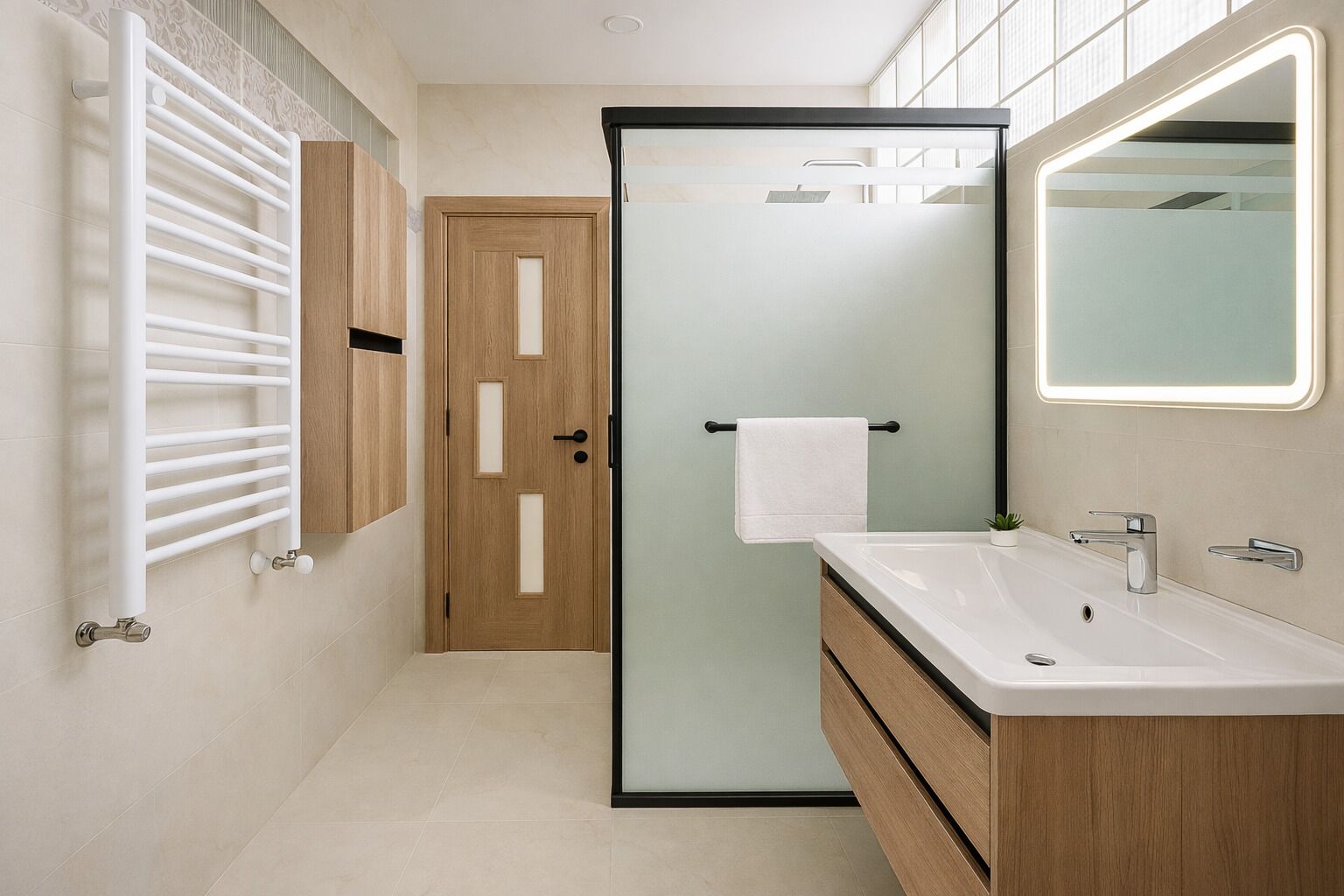 Apartamento | Baño | Artículos de higiene personal gratuitos, secador de pelo y toallas
