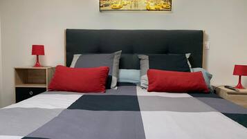 1 soveværelse, strygejern/strygebræt, Wi-Fi, sengetøj