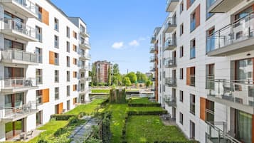Deluxe-Apartment, Balkon, Flussblick | Blick vom Balkon