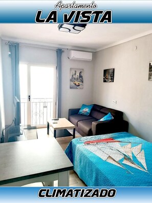 Leilighet, 1 soverom, røyk, balkong | 1 soverom