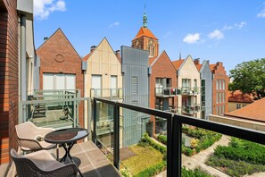 Studio Deluxe, balcon, vue cour intérieure | Balcon