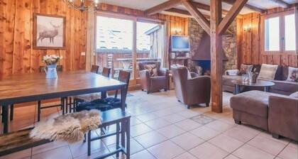 Chalet de 4 chambres avec jacuzzi et sauna