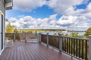 Terrace/patio - Fall Colors Getaway | Walk to Downtown & Ferry (St. Ignace)