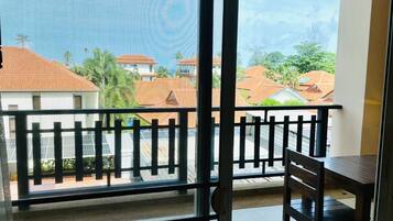 Căn hộ, quang cảnh một góc biển | Két bảo mật tại phòng, truy cập Internet không dây miễn phí