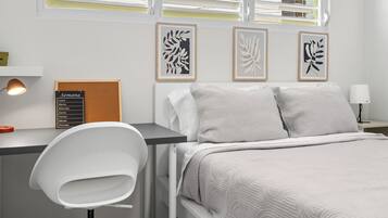 Desk, iron/ironing board, free WiFi, bed sheets