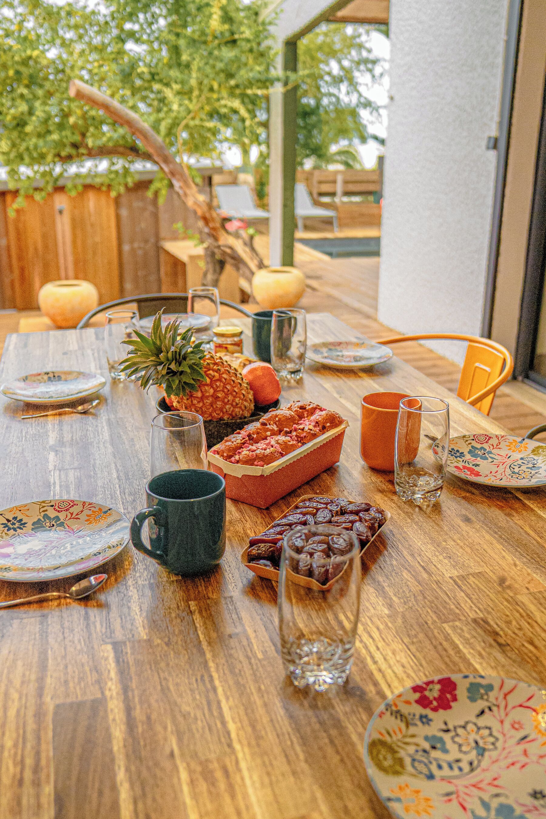 Udendørs spisemuligheder