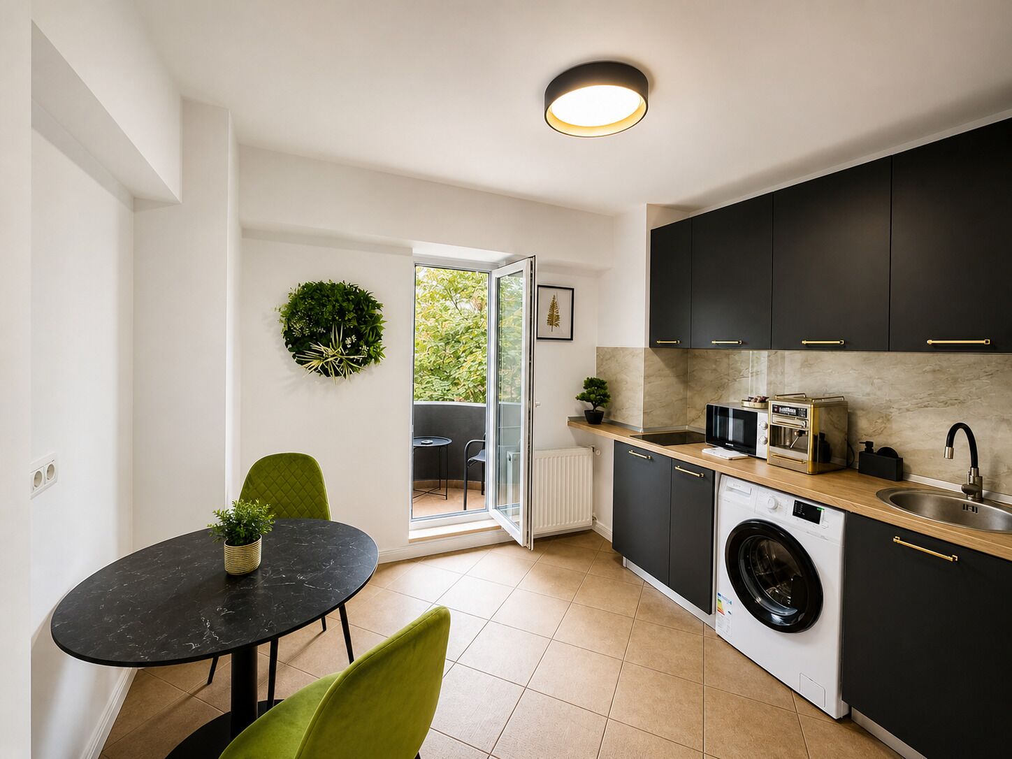 Studio, Balcony, Courtyard View | Private kitchen | Mini-fridge, microwave, espresso maker, coffee/tea maker