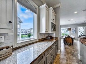 Fridge, microwave, oven, stovetop - Best House in the Neighborhood, Free Heated Pool, Elevator, Walk to Beach - 54 Sandcastle (Hilton Head Island)