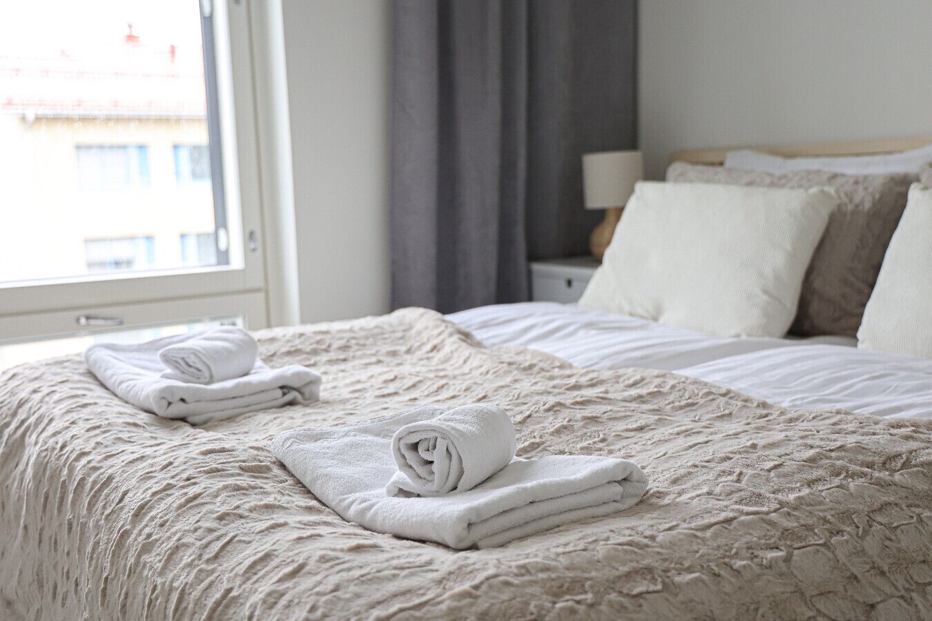 واي فاي وملاءات أسرّة