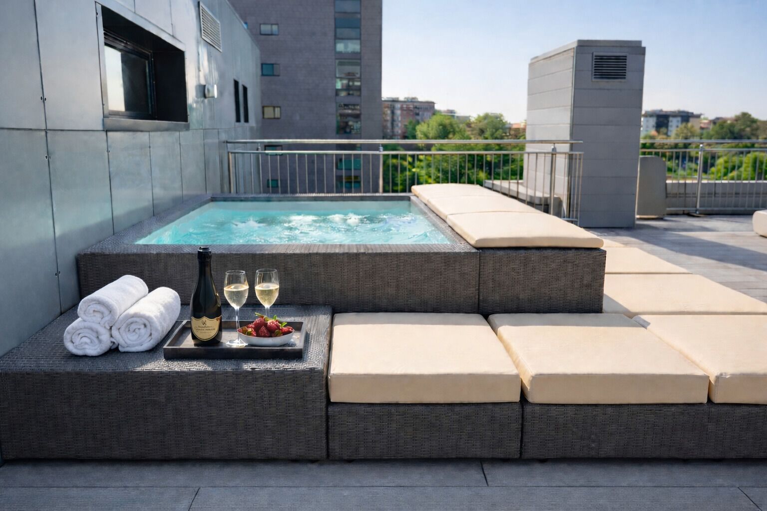 Seasonal outdoor pool
