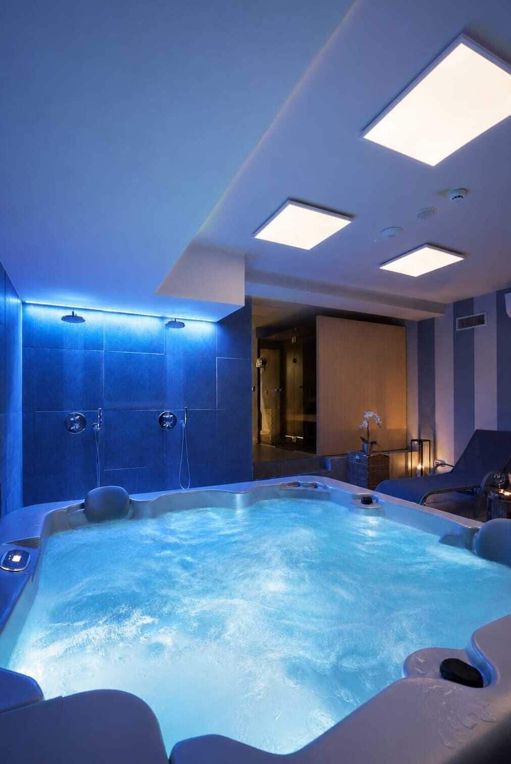 Sauna, vasca idromassaggio, bagno turco