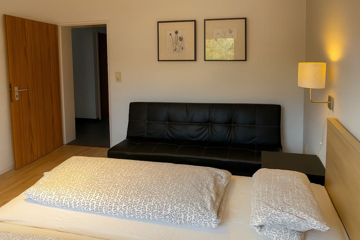 Premium-Apartment, Gartenblick