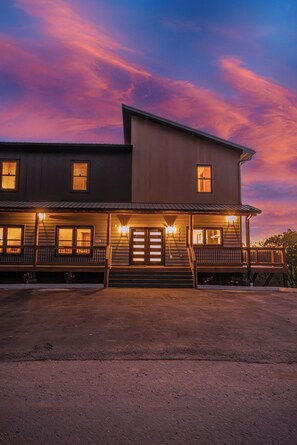 Exterior - Lux 12 BR Cabin, Indoor Pool, Golf Rm, Sleeps 36 (Sevierville)