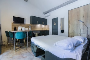 Casa, 1 cama Queen e sofá-cama | Cozinha privada