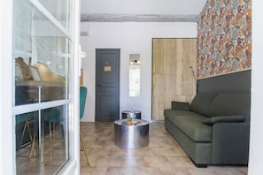 Casa, 1 cama Queen e sofá-cama | Área de estar