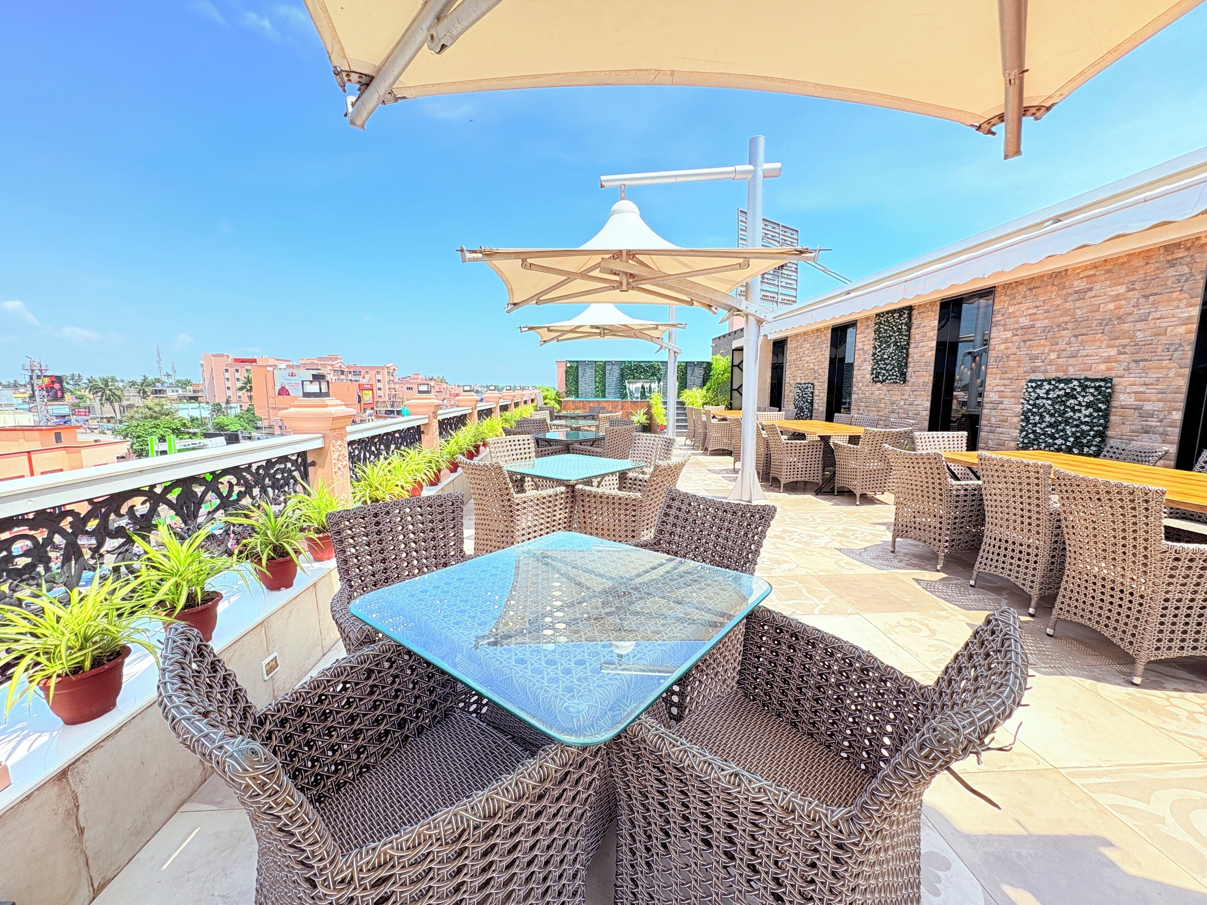 Terrasse sur le toit