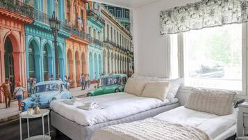 4 dormitorios, escritorio, wifi y ropa de cama