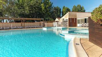 Indoor pool, outdoor pool