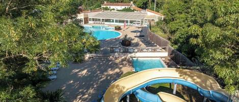Indoor pool, outdoor pool