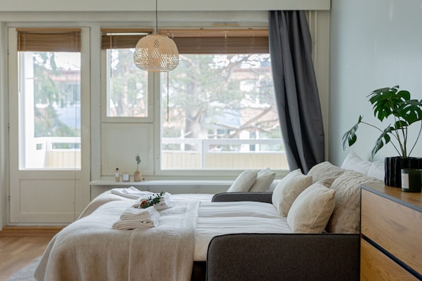 1 makuuhuone, Wi-Fi, vuodevaatteet