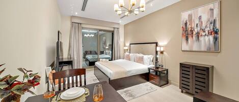 Iron/ironing board, WiFi, bed sheets